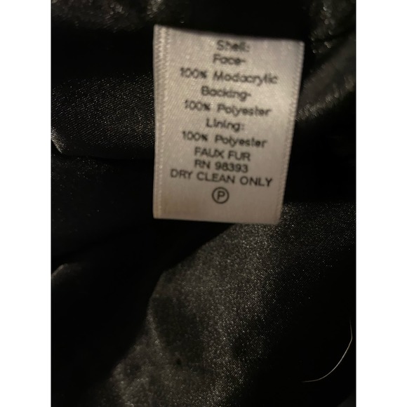 Rachel Zoe Faux Fur Striped Vest - Size Large - Vintage Inspired WC30 - Picture 8 of 9